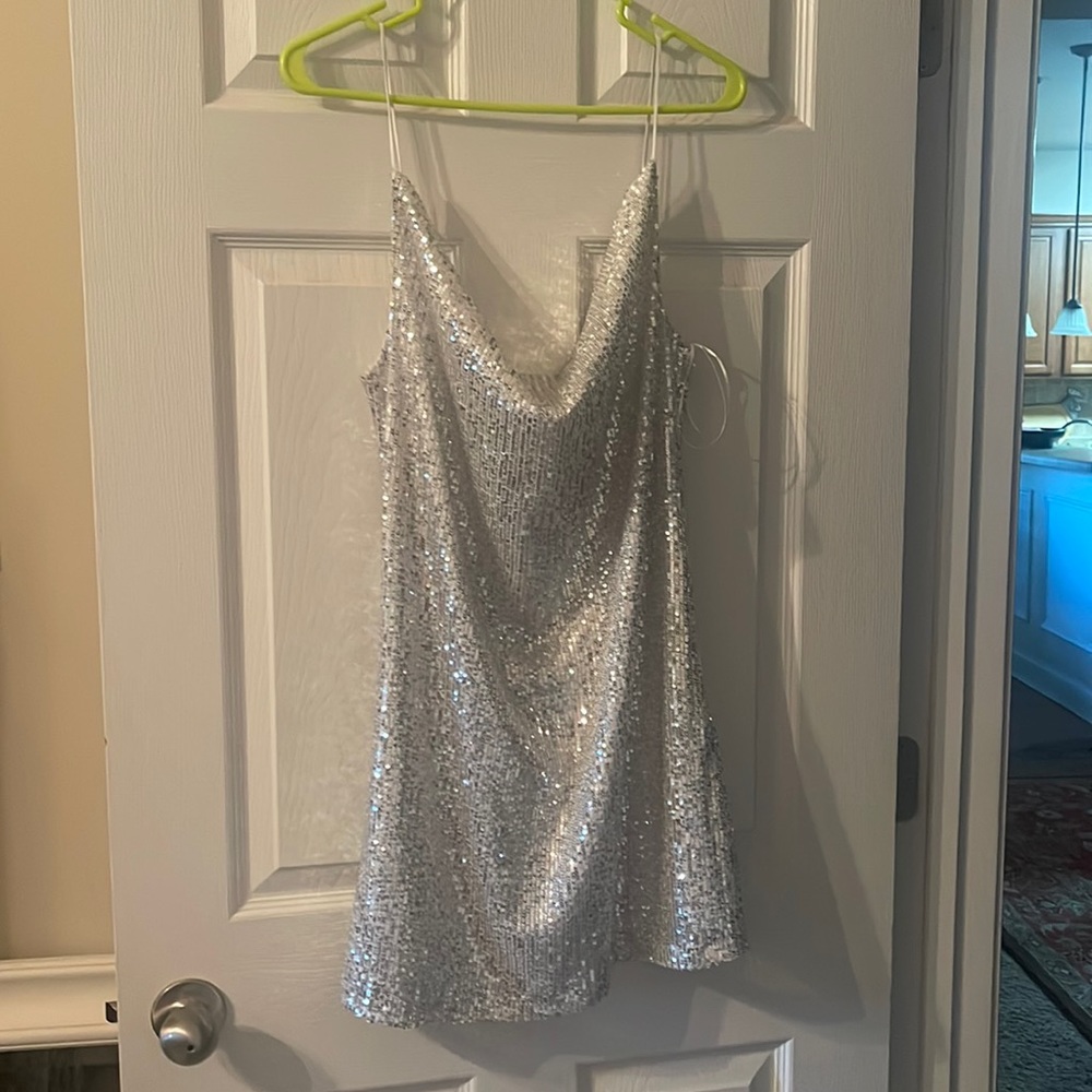 Size Large Mirrorball Party Dress, Never Worn!